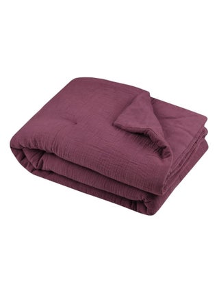 Plaid ou Edredon en gaze de coton Pop color