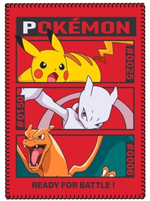 Plaid Pokémon - Prêt Pour La Bataille - Rouge - Kiabi