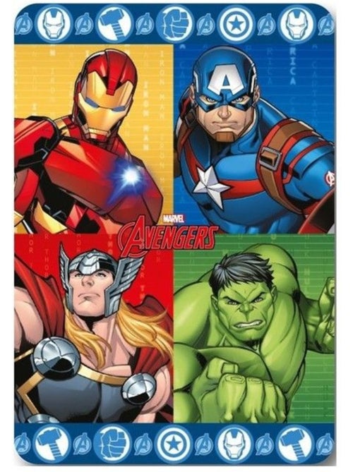 Plaid polaire - avengers - 100 x 140 cm - multicolore - lavable en machine - synthétique - Kiabi