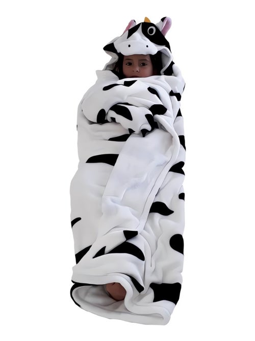 Plaid polaire 116x134 cm VACHE - Kiabi Plaid polaire 116x134 cm VACHE - Kiabi
