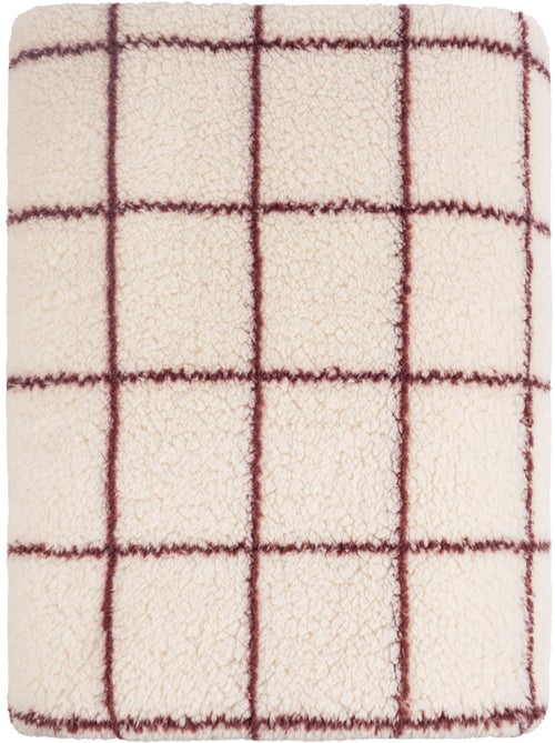Plaid polaire à carreaux 150x200 - terre de nuit - Kiabi Plaid polaire à carreaux 150x200 - terre de nuit - Kiabi