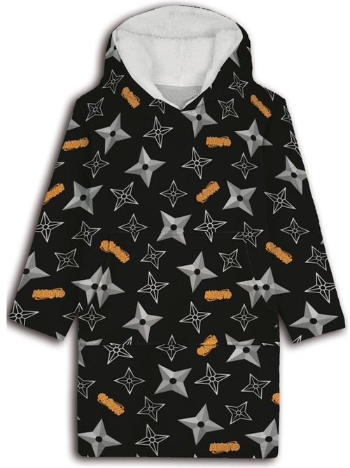 Plaid Polaire Adulte à Capuche Shuriken - Kiabi