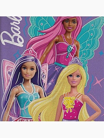 Plaid polaire Barbie - Violet