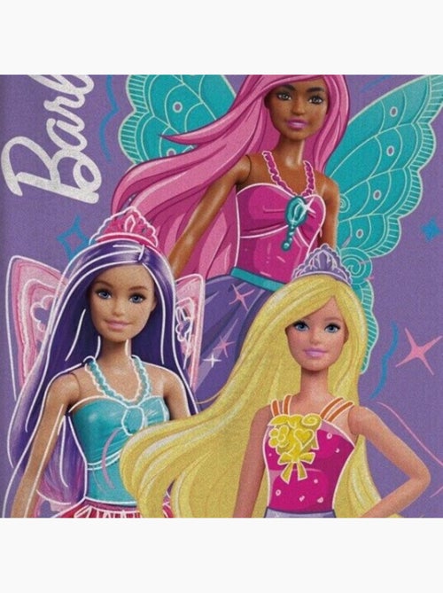 Plaid polaire Barbie - Violet - Kiabi