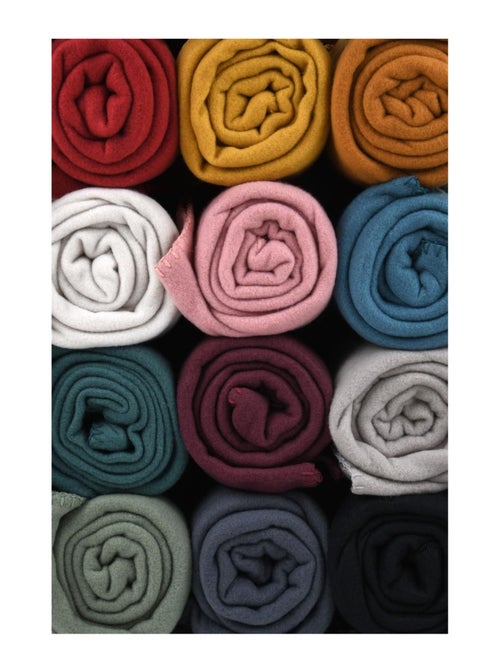 Plaid Polaire Carlton Uni - Kiabi