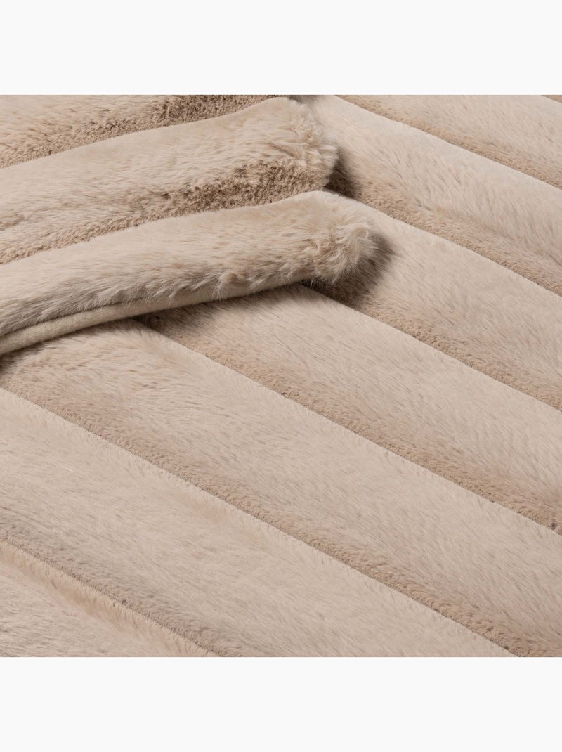 Plaid polaire chaud Boudoir - Douceur D'intérieur Sable - Kiabi