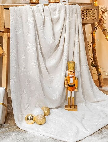 Plaid polaire chaud Flocon - Terre de Nuit