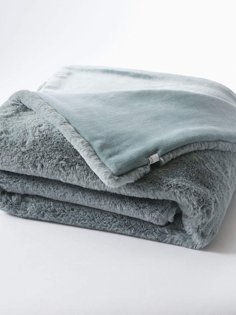 Plaid polaire chaud Odin  - Terre de Nuit Bleu - Kiabi