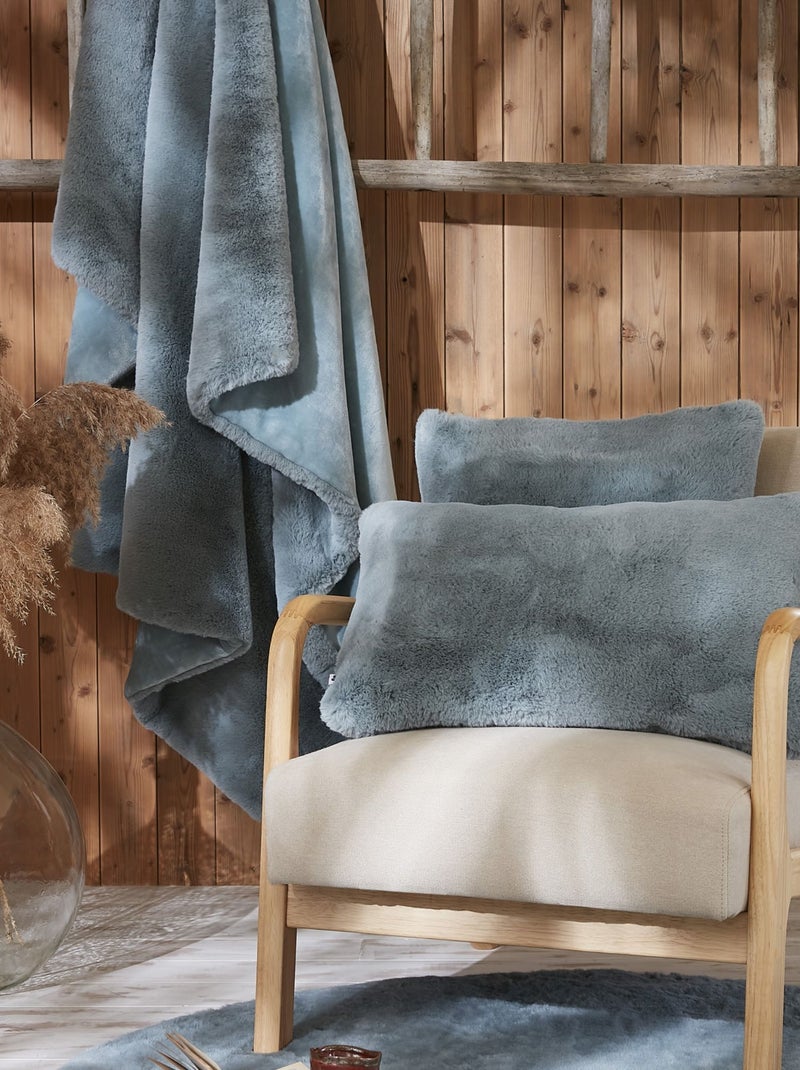 Plaid polaire chaud Odin  - Terre de Nuit Bleu - Kiabi
