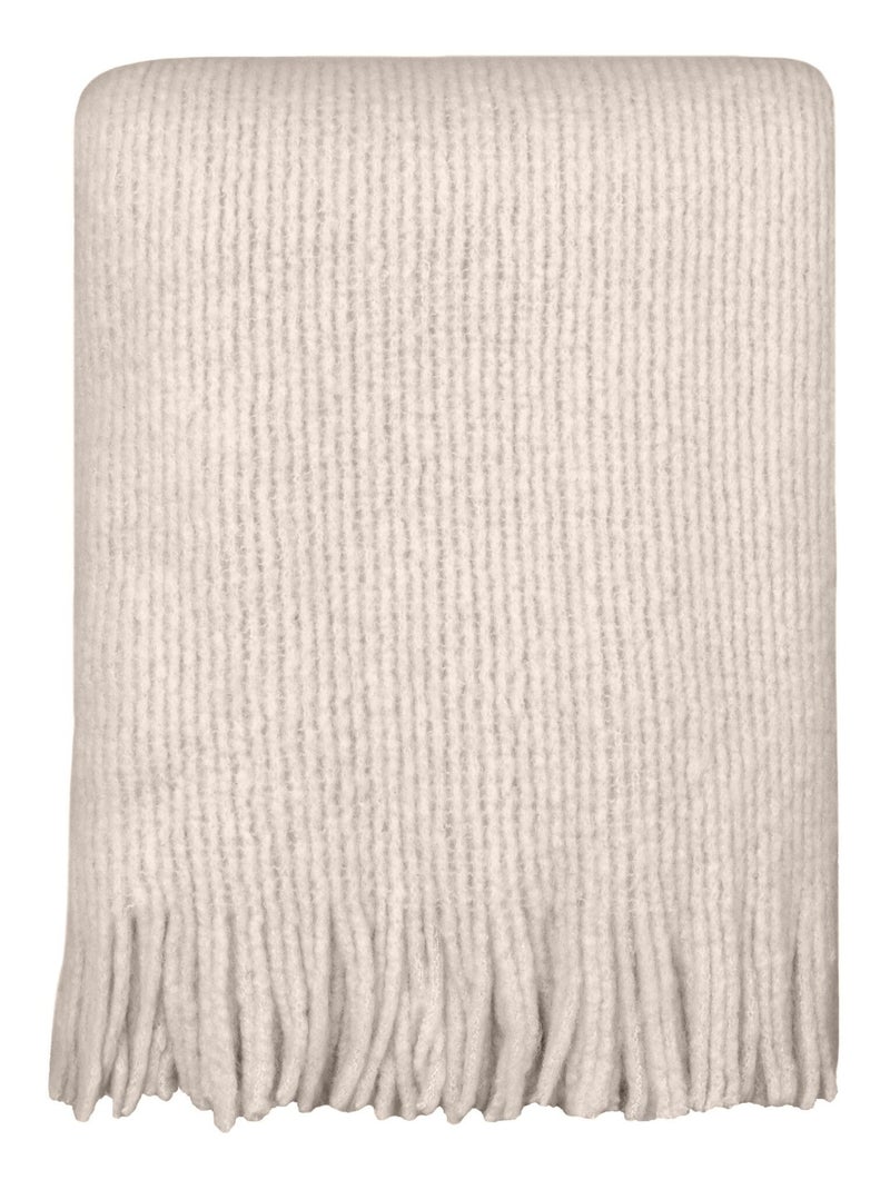 Plaid polaire chaud Pulli - Terre de Nuit Beige - Kiabi