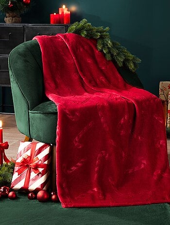Plaid polaire chaud Sucre d'orge - Terre de Nuit