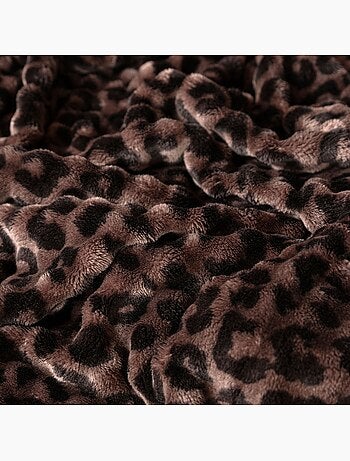 Plaid polaire cocooning bubble - terre de nuit
