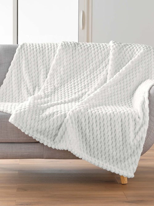 Plaid polaire cocooning Mini Frosty - Douceur D'intérieur - Kiabi Plaid polaire cocooning Mini Frosty - Douceur D'intérieur - Kiabi