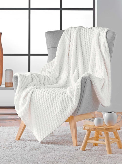 Plaid polaire cocooning Mini Frosty - Douceur D'intérieur - Kiabi Plaid polaire cocooning Mini Frosty - Douceur D'intérieur - Kiabi