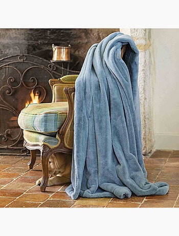 Plaid polaire double face