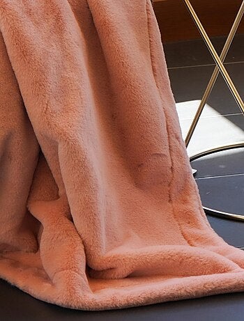 Plaid polaire double face