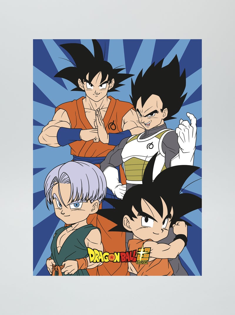 Plaid polaire 'Dragon Ball Z' Bleu - Kiabi