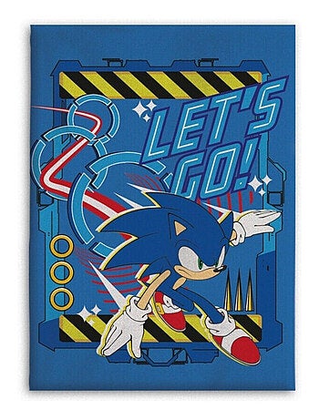 Plaid Polaire en flanelle - Sonic - 110 cm x 150 cm