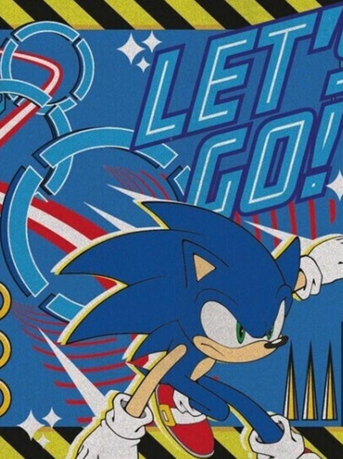 Plaid Polaire en flanelle  - Sonic - 110 cm x 150 cm - Kiabi