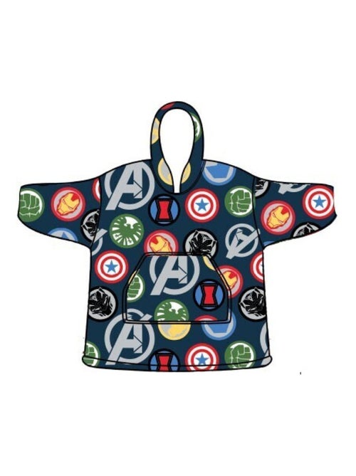 Plaid Polaire Enfant Avengers à Manches et Capuche Taille Unique 7 à 14 ans, MARVEL - Kiabi