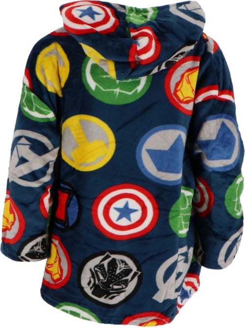 Plaid Polaire Enfant Avengers à Manches et Capuche Taille Unique 7 à 14 ans, MARVEL - Kiabi