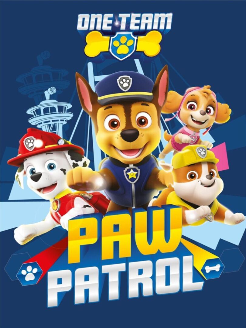 Plaid Polaire Paw Patrol