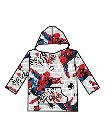 Plaid Polaire Enfant Spiderman à Manches et Capuche Taille Unique 7 à 14 ans, MARVEL