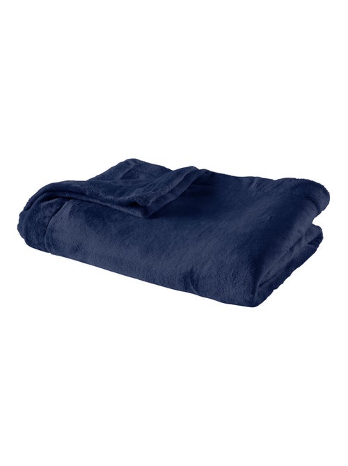 Plaid Polaire Extra Doux Coloris Bleu - DODO - Kiabi