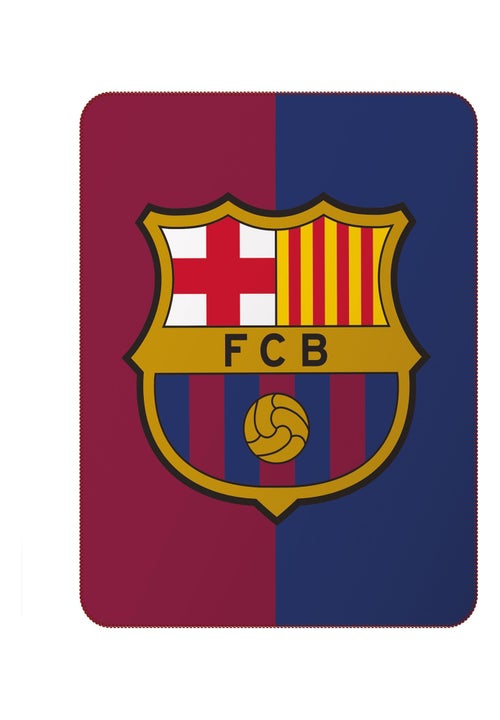 Plaid polaire imprimé 100% polyester, FC BARCELONA OFFICIEL - Kiabi