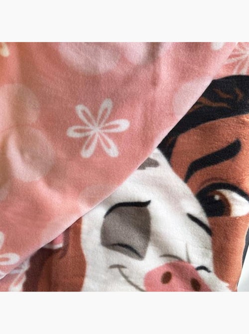 Plaid polaire imprimé, DISNEY HOME VAIANA PUA - Kiabi Plaid polaire imprimé, DISNEY HOME VAIANA PUA - Kiabi
