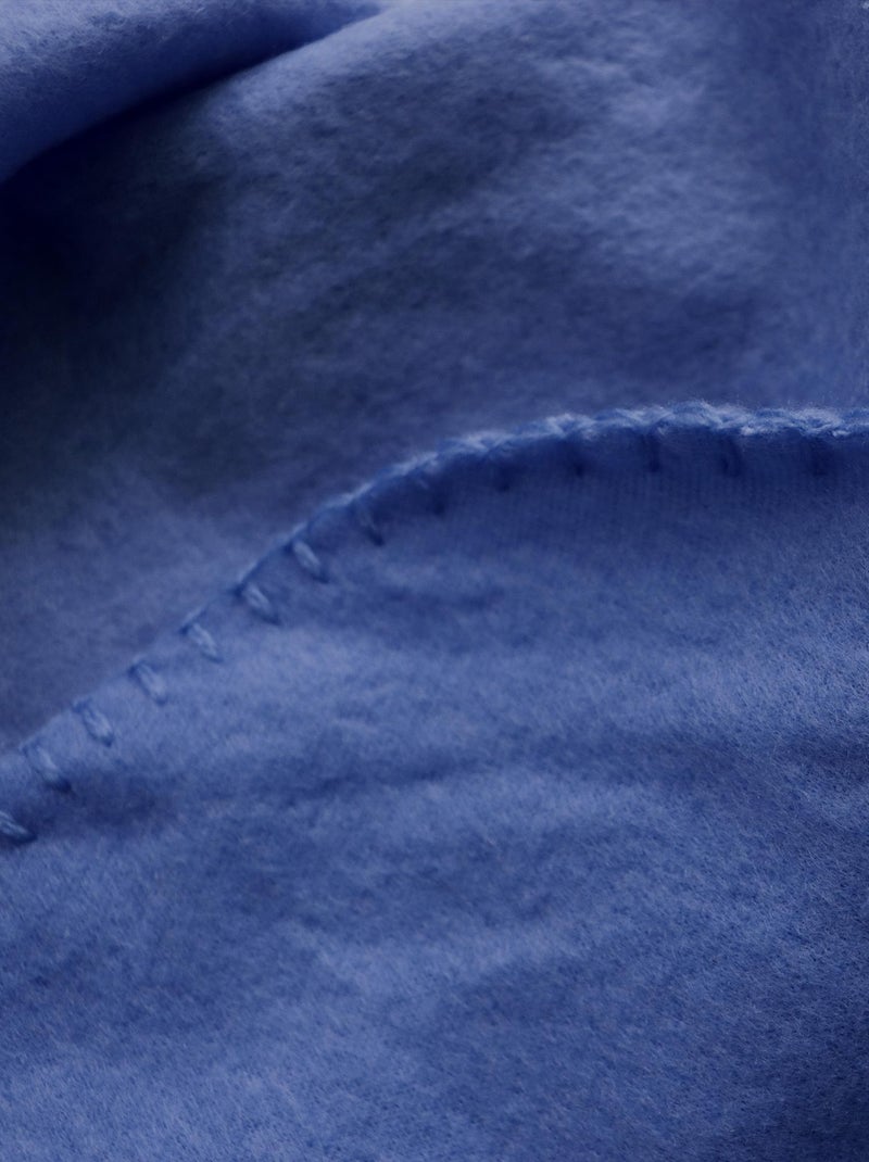 Plaid polaire imprimé, FFF HEXAGONE Bleu foncé - Kiabi