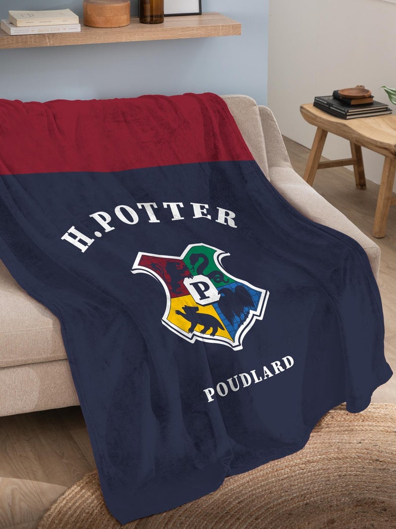 Plaid polaire imprimé, HARRY POTTER STRIPE Bleu - Kiabi