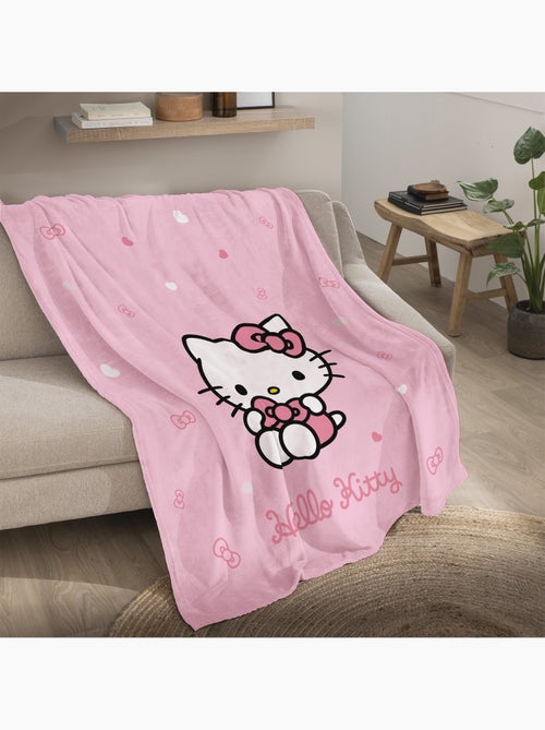 Plaid polaire imprimé, HELLO KITTY CUTE - Kiabi