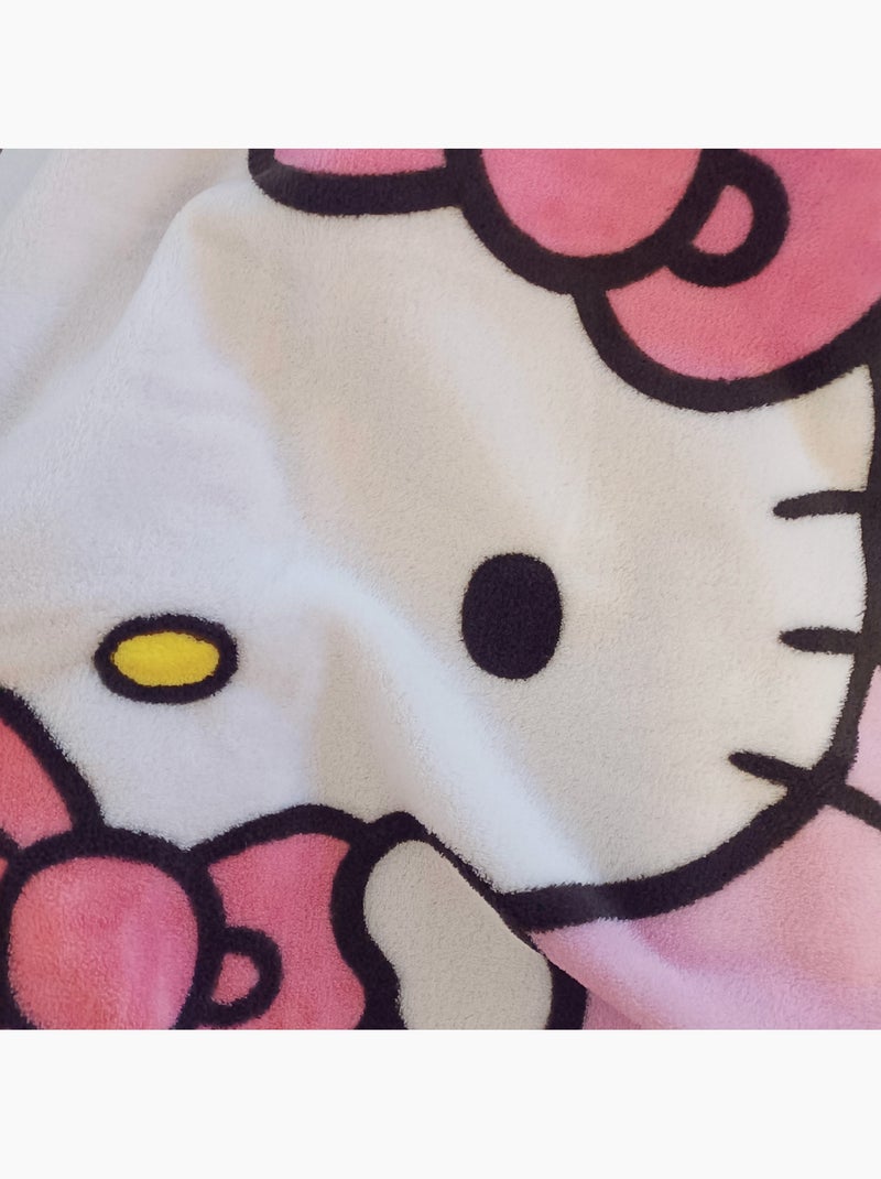 Plaid polaire imprimé, HELLO KITTY CUTE Rose - Kiabi