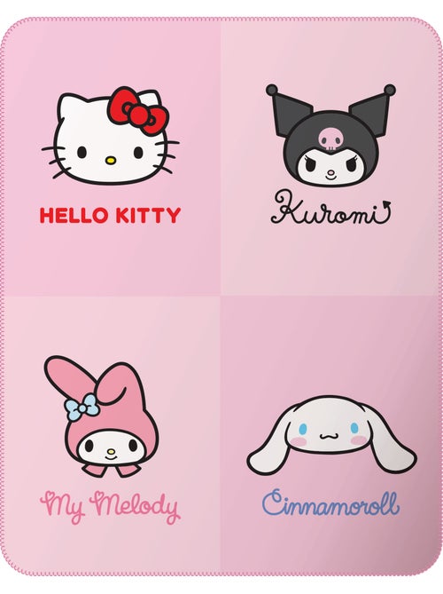 Plaid polaire imprimé, HELLO KITTY REUNION - Kiabi Plaid polaire imprimé, HELLO KITTY REUNION - Kiabi