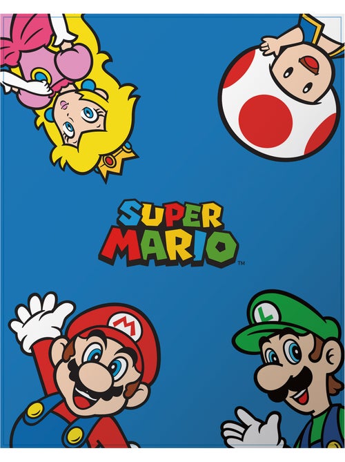 Plaid polaire imprimé, mario let's go - Kiabi Plaid polaire imprimé, mario let's go - Kiabi