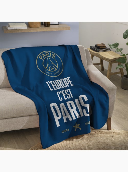 Plaid polaire imprimé, PSG BRILLE - Kiabi