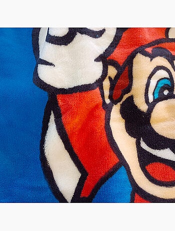 Plaid polaire imprimé, SUPER MARIO PLAYERS