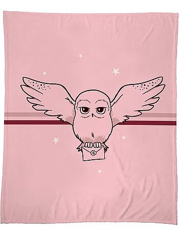 Plaid polaire imprimé toucher doux, harry potter girly