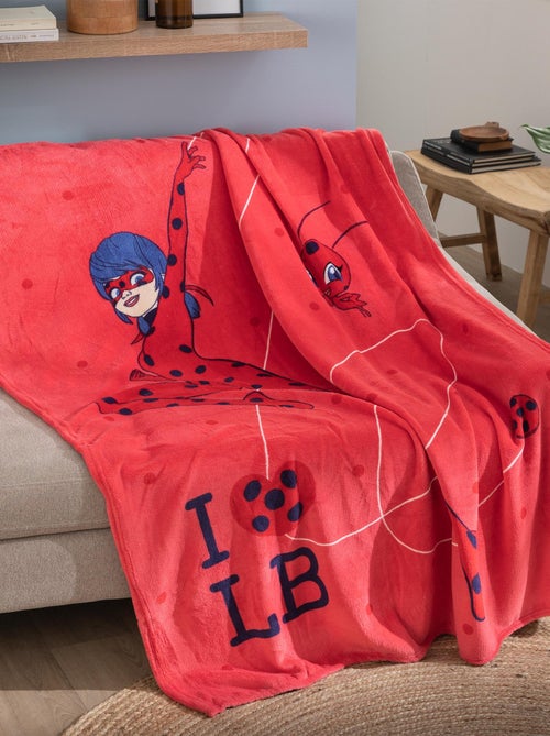 Plaid polaire imprimé toucher extra doux, MIRACULOUS LADYBUG JUMP - Kiabi