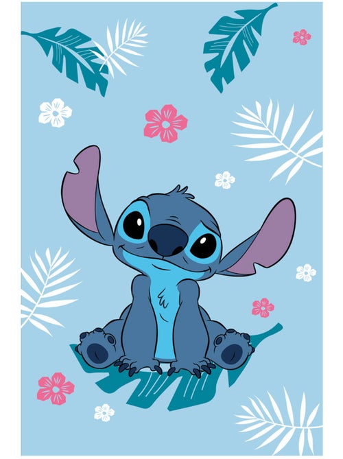 Plaid polaire motif tropical Stitch Lilo et Stitch - Kiabi