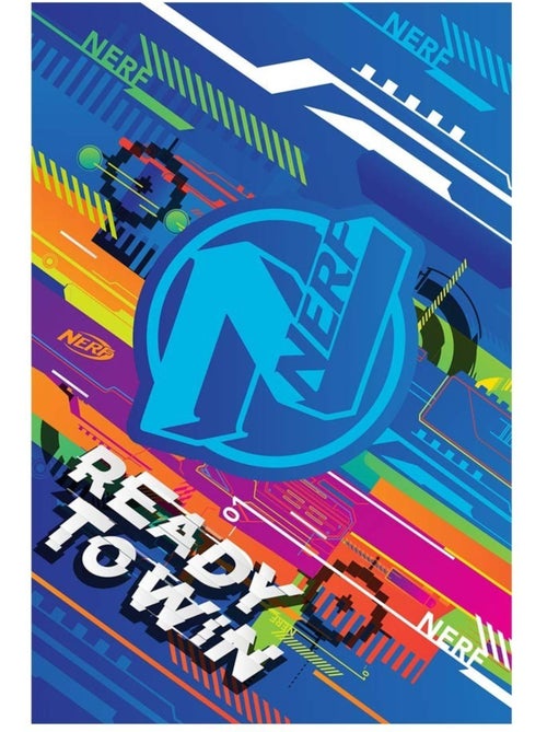 Plaid polaire Nerf 100% polyester motif graphique - Kiabi