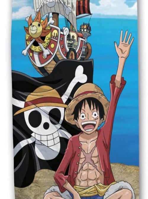 Plaid polaire One Piece Luffy pirate - 100x140 cm - Kiabi