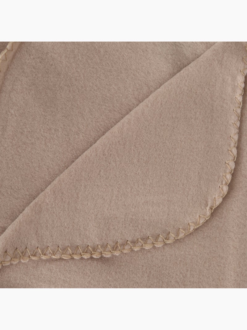 Plaid polaire POLAR Beige - Kiabi