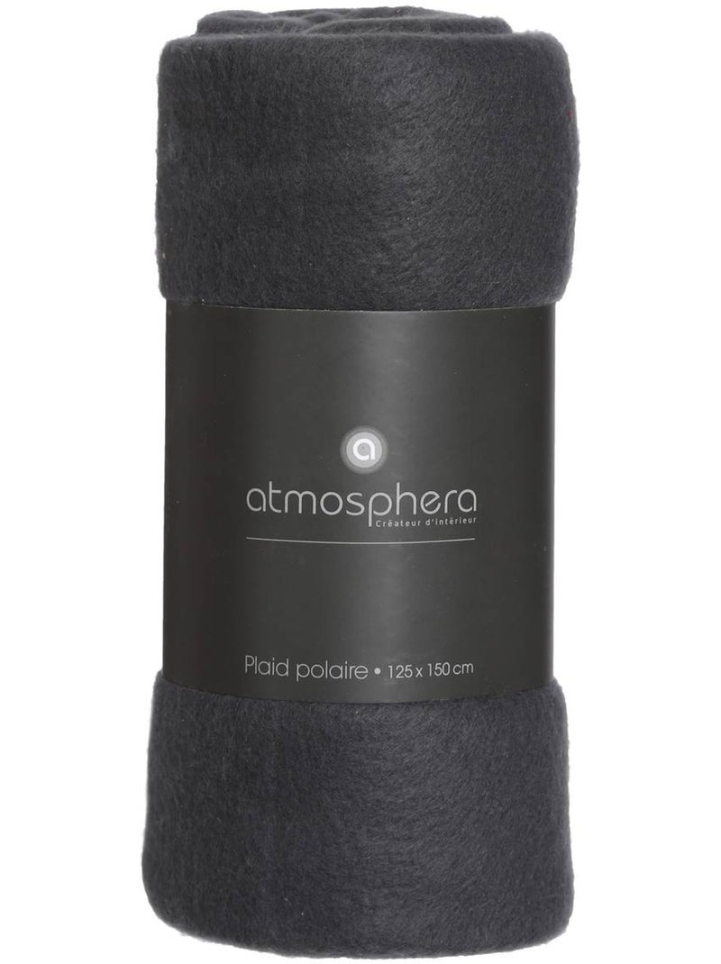 Plaid polaire POLAR Gris foncé - Kiabi