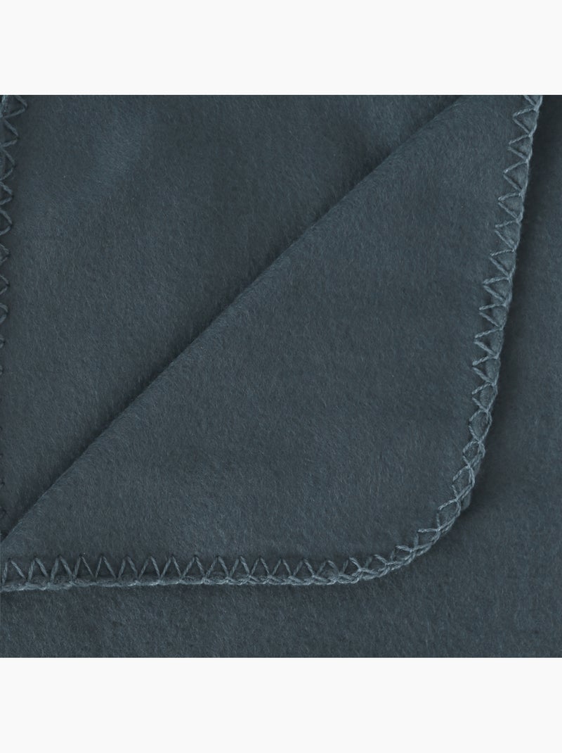 Plaid polaire POLAR Gris orage - Kiabi