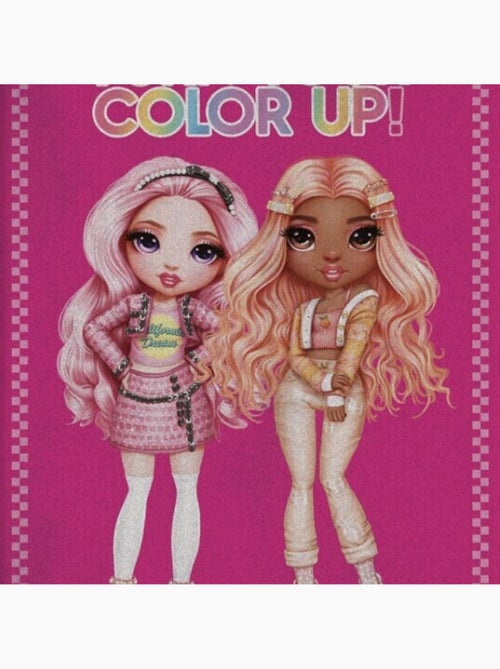 Plaid polaire Rainbow High - Turn Your Color Up - Rose - Kiabi