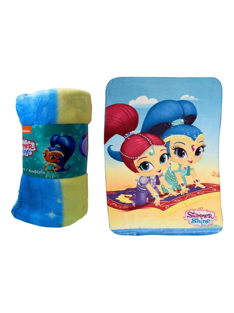 Plaid polaire Shimmer et Shine couverture enfant and Multicolore - Kiabi