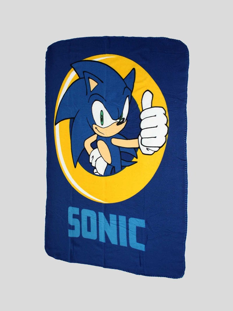 Plaid polaire 'Sonic' BLEU_ - Kiabi