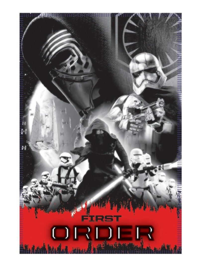 Plaid polaire Star Wars couverture enfant Disney Kylo Ren Multicolore - Kiabi